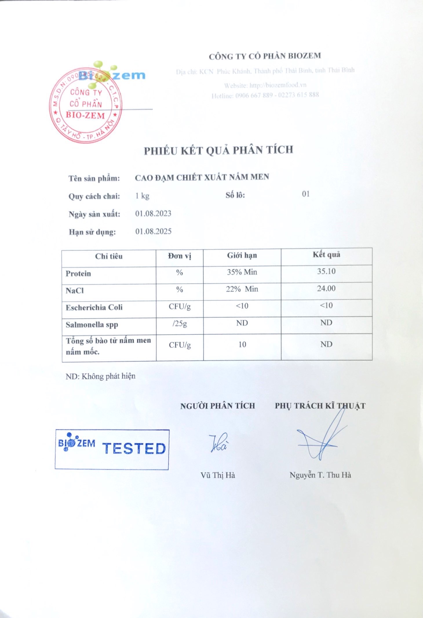 Coa Cao Dam Nuoc